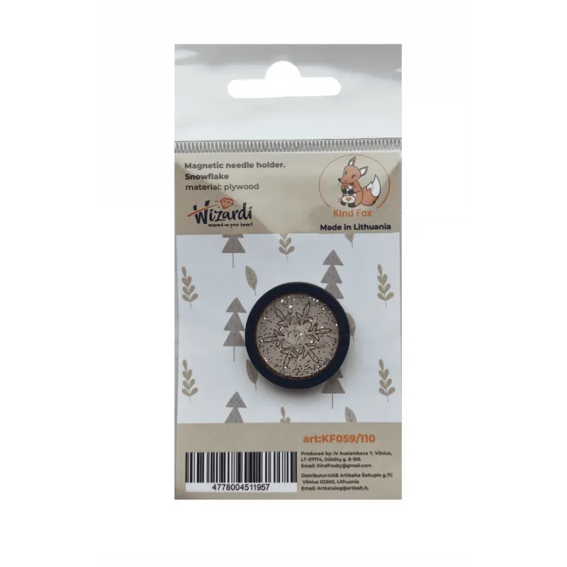 Porte-aiguille magnétique "Flocon de neige" KF059/110