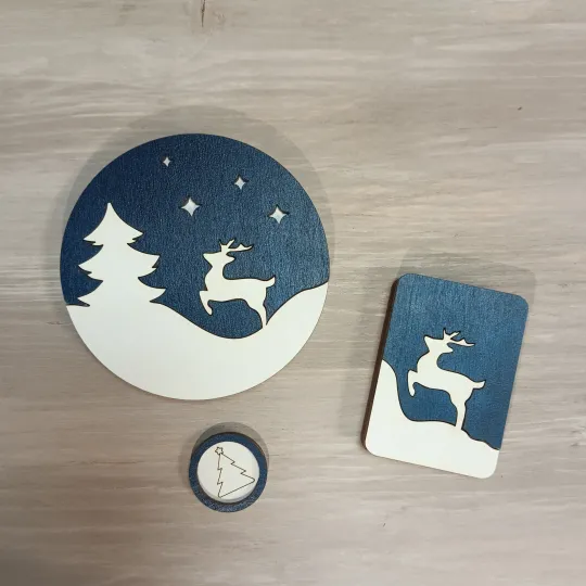 Porte-aiguilles aimanté "Sapin de Noël" KF059/111