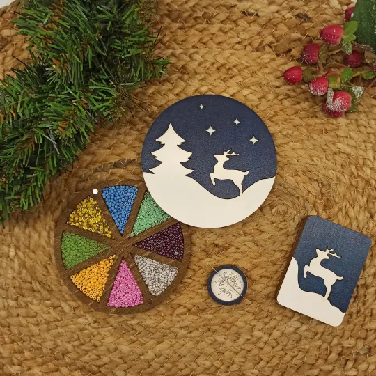 Porte-aiguilles aimanté "Sapin de Noël" KF059/111