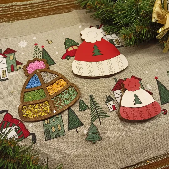 Magnetischer Nadelhalter "Grüner Weihnachtsbaum" KF059/52