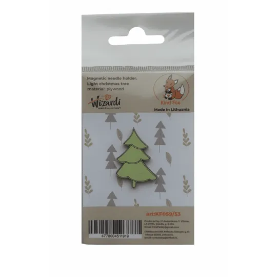 Porte-aiguille magnétique "Sapin de Noël lumineux" KF059/53