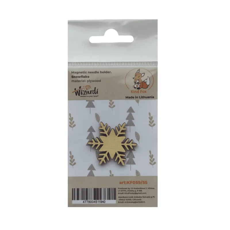 Magnetic needle holder "Snowflake" KF059/55