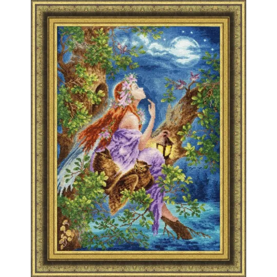 Kreuzstich-Set "Waldträumer" 27.8 x 38 cm S/F035