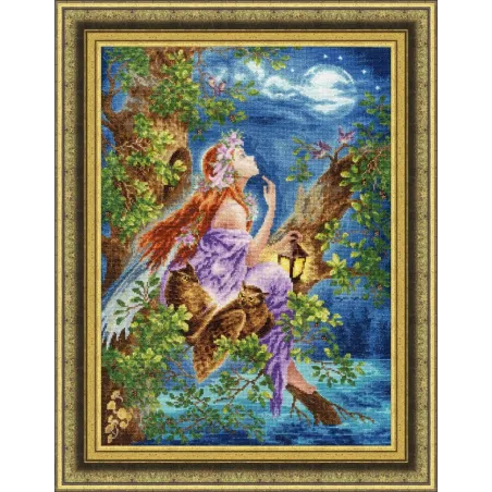 Kreuzstich-Set "Waldträumer" 27.8 x 38 cm S/F035