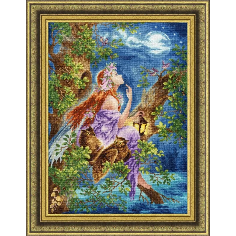 Kreuzstich-Set "Waldträumer" 27.8 x 38 cm S/F035