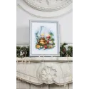 Cross stitch kit "Christmas lights" 19.5x34.5 cm S/SO018