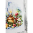 Cross stitch kit "Christmas lights" 19.5x34.5 cm S/SO018