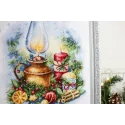 Cross stitch kit "Christmas lights" 19.5x34.5 cm S/SO018