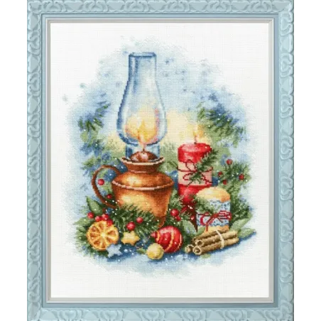 Cross stitch kit "Christmas lights" 19.5x34.5 cm S/SO018