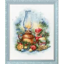 Cross stitch kit "Christmas lights" 19.5x34.5 cm S/SO018