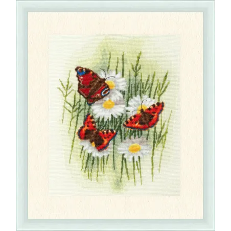 (Eingestellt) Kreuzstich-Set "Magische Schmetterlinge" 30x24 cm S/BR020