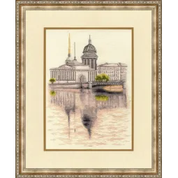 (Discontinued) Cross stitch kit "The St. Petersburg Motive" 35.3× 27 cm S/GM042