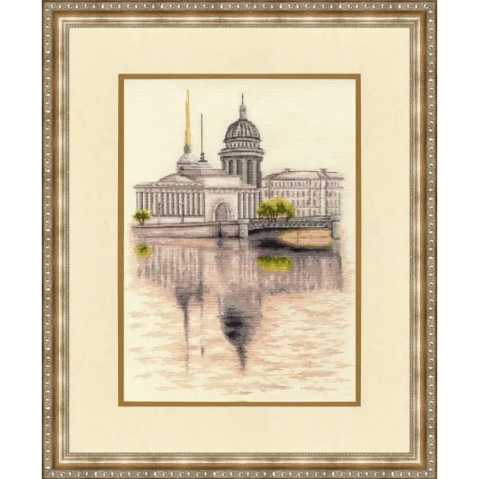 (Discontinued) Cross stitch kit "The St. Petersburg Motive" 35.3× 27 cm S/GM042