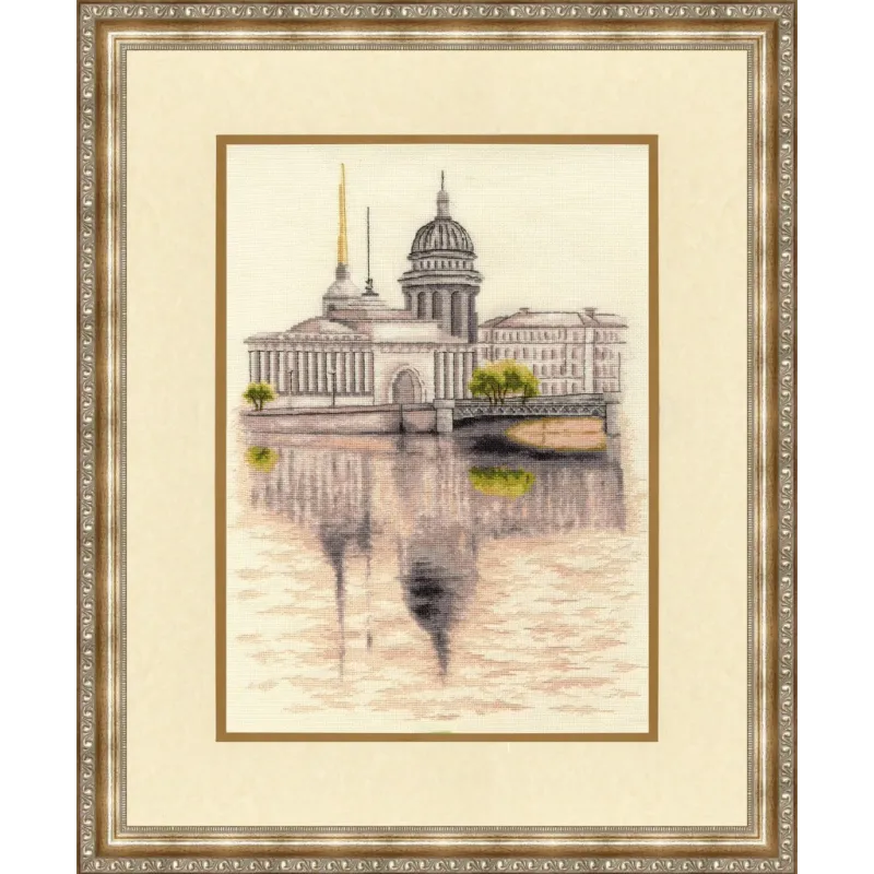 (Discontinued) Cross stitch kit "The St. Petersburg Motive" 35.3× 27 cm S/GM042