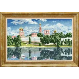 (Discontinued) Cross stitch kit "Novodevichy Convent" 35.5 × 56 cm S/GM046