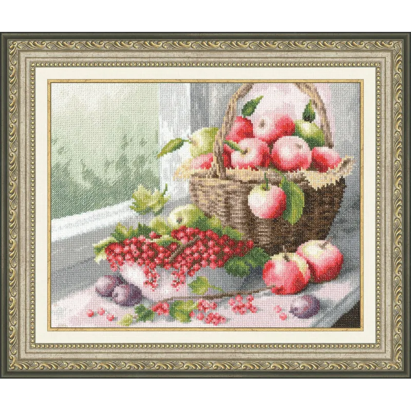 Kreuzstich-Set "Apfelfesttag" 24 x 30.1 cm S/FI010