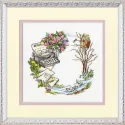 Cross stitch kit "Spring in the air" 21.2 × 23.2 cm S/KP008