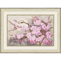 Cross stitch kit "Sakura Branch" 26.1x39.4 cm S/MG012
