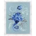 (Discontinued) Cross stitch kit "Blue bird" 30.6 × 22 cm S/RS021