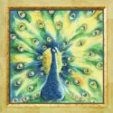 Kreuzstich-Set "Pfau" 38,2 × 38 cm S/RS022
