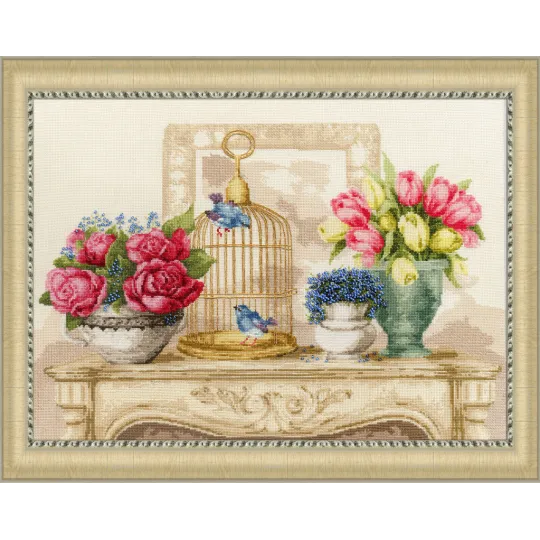 Cross stitch kit "Spring Sharm" 41.5x30.5 cm S/SZH050