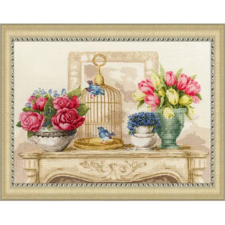 Cross stitch kit "Spring Sharm" 41.5x30.5 cm S/SZH050