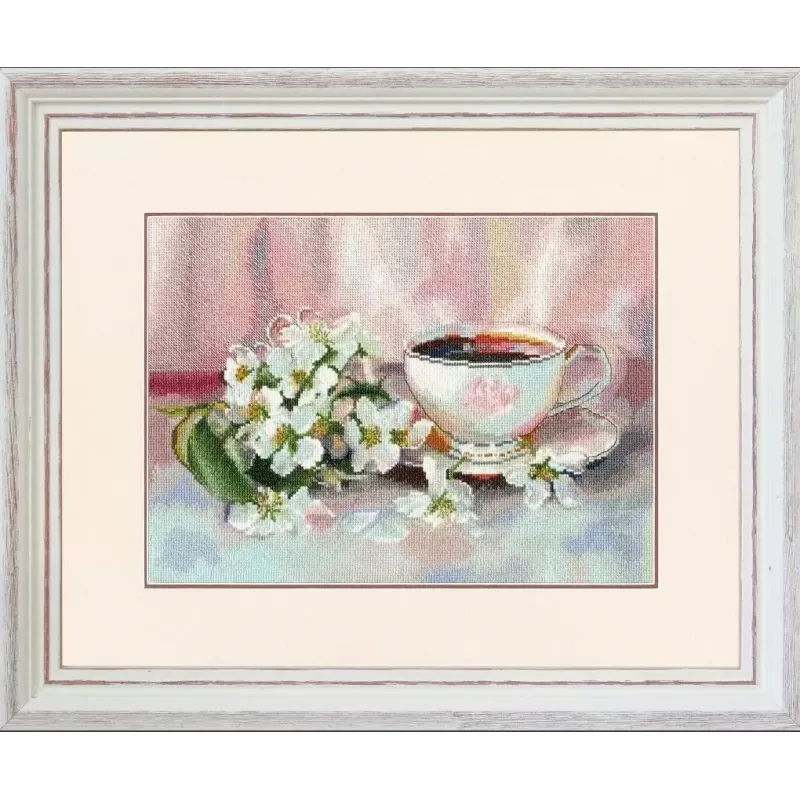 Cross stitch kit "Aromatic tea" 22.3 × 30.5 cm S/SZH060