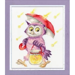 Cross stitch kit "Collecting Stars" 22.5x17.3 cm S/VK053