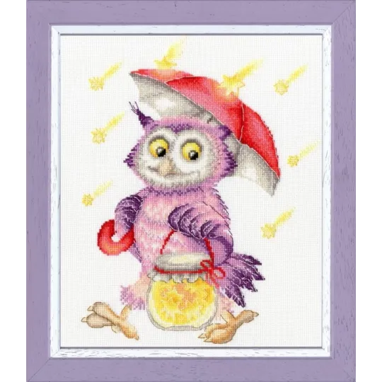 Cross stitch kit "Collecting Stars" 22.5x17.3 cm S/VK053