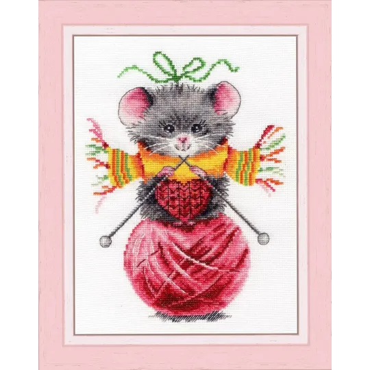 Cross stitch kit "Crafter" 19x14 cm S/VK056
