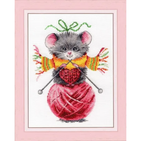 Cross stitch kit "Crafter" 19x14 cm S/VK056