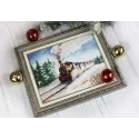 Cross stitch kit "Winter express" 22.3 × 30 cm S/DL038