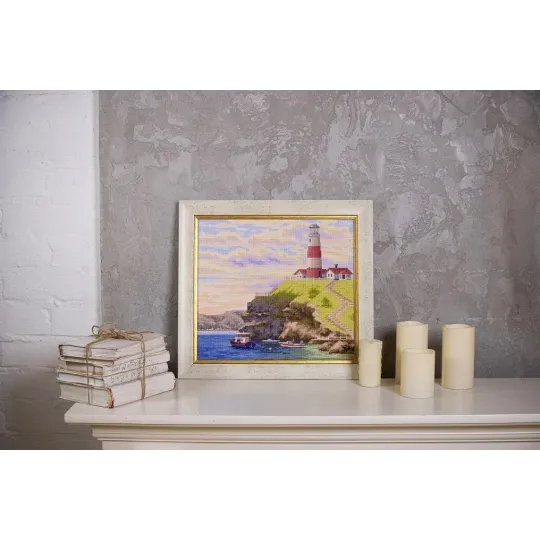 Counted cross stitch kit "Bay of Golden Clouds" 36x32.7 cm S/LP065