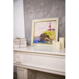 Counted cross stitch kit "Bay of Golden Clouds" 36x32.7 cm S/LP065