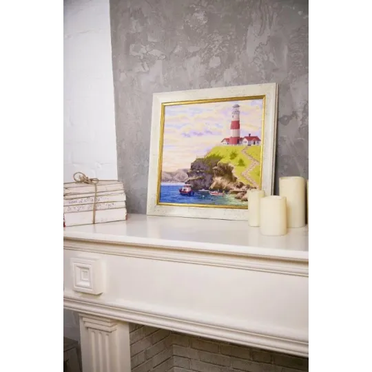 Zählstickerei-Set "Bucht der goldenen Wolken" 36x32,7 cm S/LP065