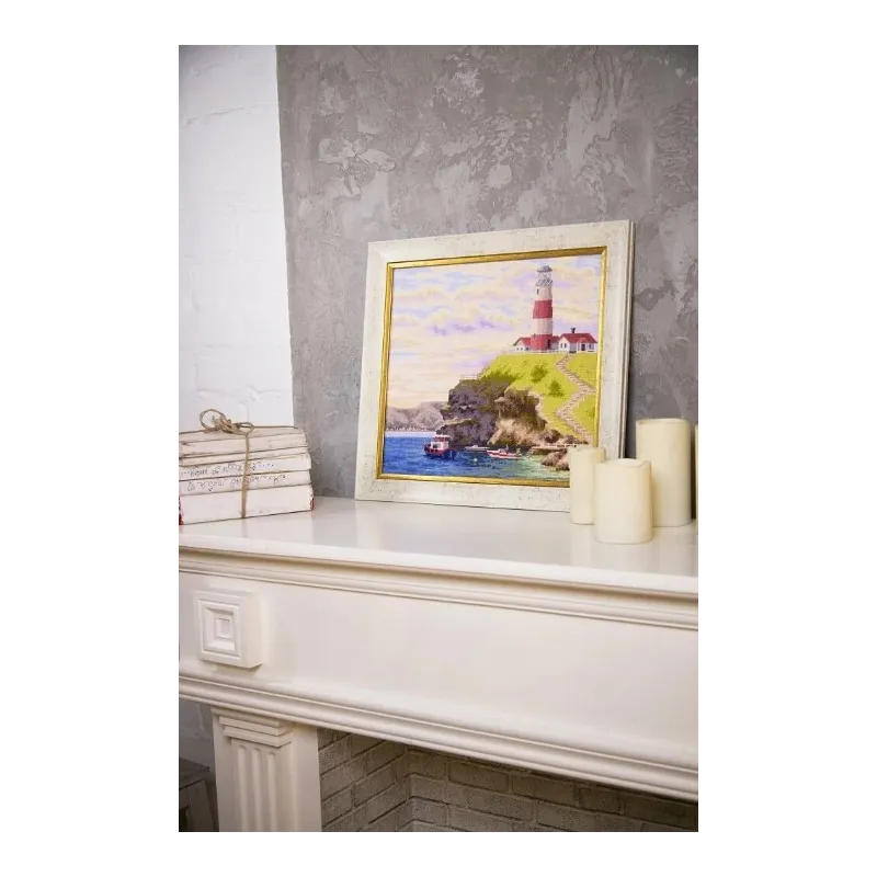 Counted cross stitch kit "Bay of Golden Clouds" 36x32.7 cm S/LP065