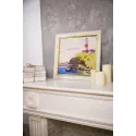 Counted cross stitch kit "Bay of Golden Clouds" 36x32.7 cm S/LP065