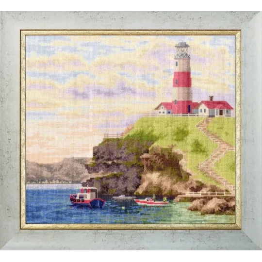 Counted cross stitch kit "Bay of Golden Clouds" 36x32.7 cm S/LP065