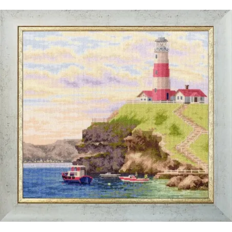 Counted cross stitch kit "Bay of Golden Clouds" 36x32.7 cm S/LP065