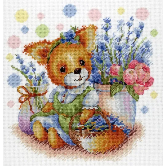 Cross stitch kit "Lavender dreams" SNV-827