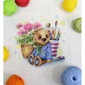 Kit de point de croix "Mascotte en peluche" SNV-828