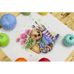 Cross stitch kit "Plush mascot" SNV-828
