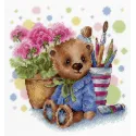 Cross stitch kit "Plush mascot" SNV-828