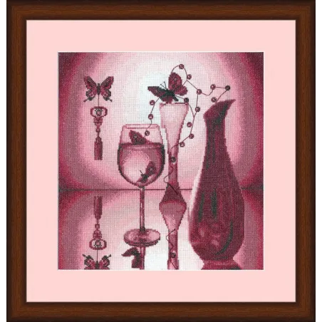(Eingestellt) Kreuzstichset "Triptychon. Glasperlen" 34,4x32,4 S/T008