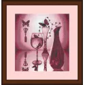(Eingestellt) Kreuzstichset "Triptychon. Glasperlen" 34,4x32,4 S/T008