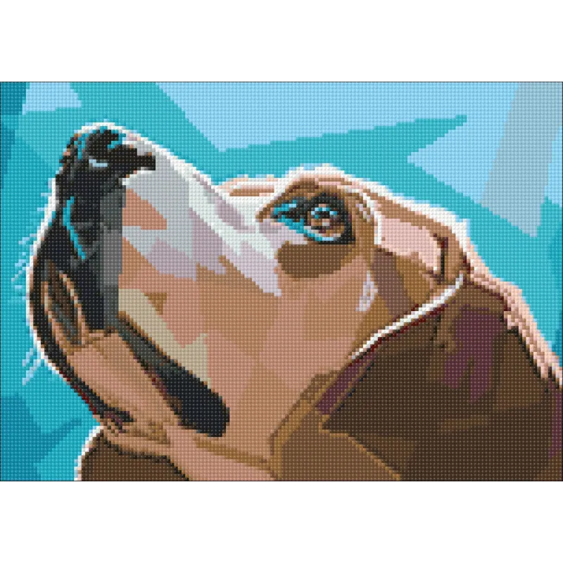 (Produit abandonné C) Chien vigilant 38*27 cm WD2300