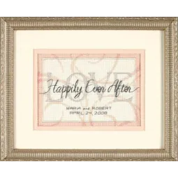 Cross stitch kit Happily Ever After Wedding Record S65045