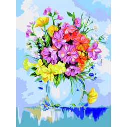 Dažų pagal skaičius rinkinys Summer Tenderness 40x50 cm B106