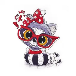 Racoon girl DDPZ-008