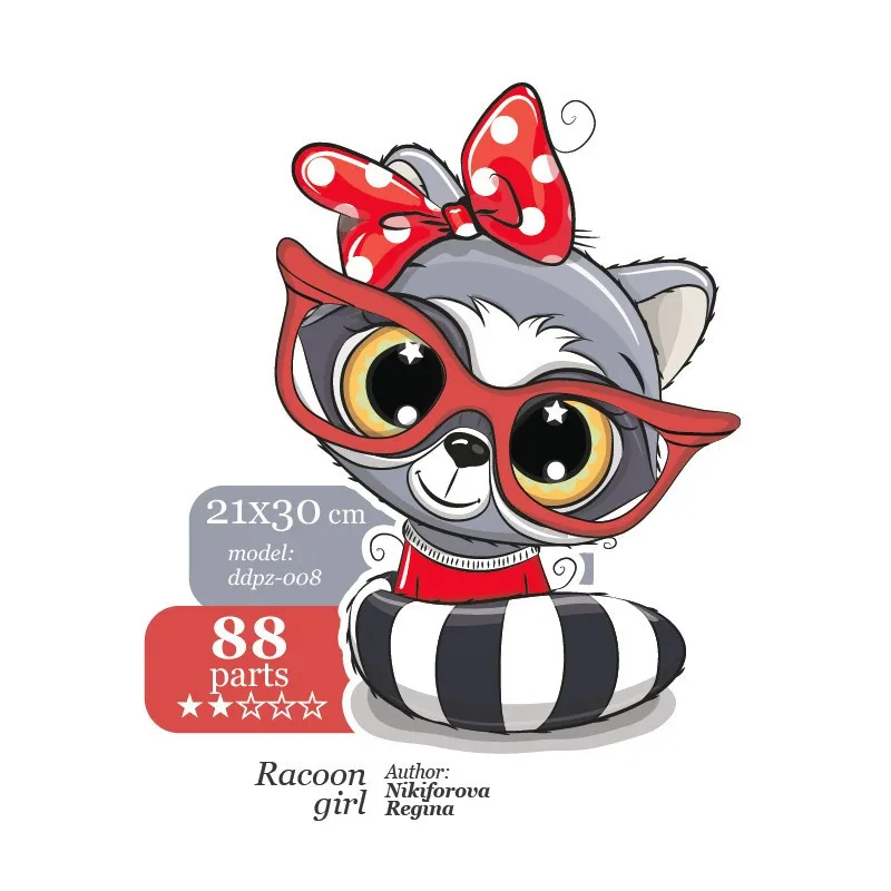 Fille racoon DDPZ-008